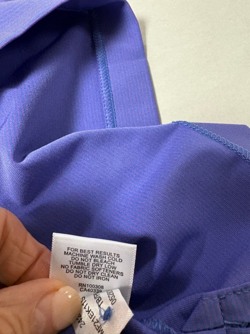 Peter Millar Men’s Summer Comfort Purple Performance Polo Golf Large - Picture 8 of 10